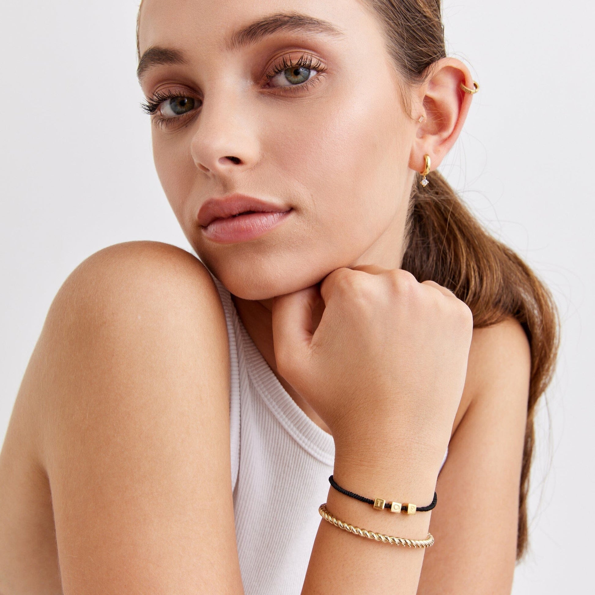 Twisted Bangle - 18K Gold Vermeil Bangle magal-dev