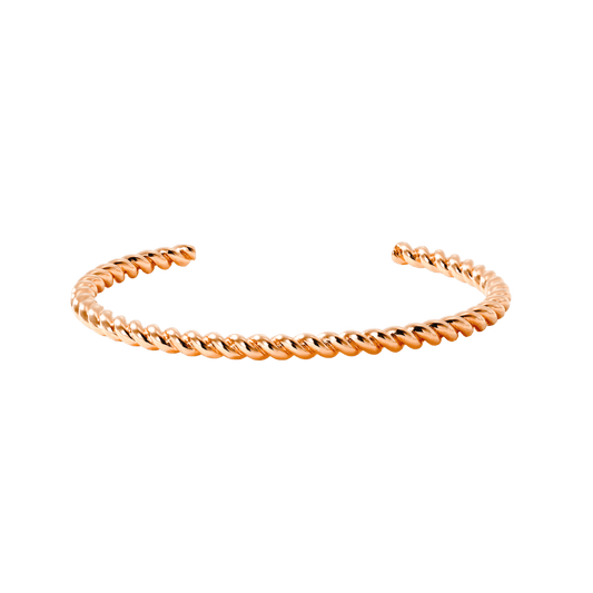 Twisted Bangle - 18K Rose Vermeil Bangle magal-dev