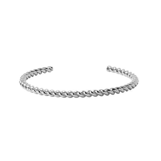 Twisted Bangle - 925 Sterling Silver Bangle magal-dev