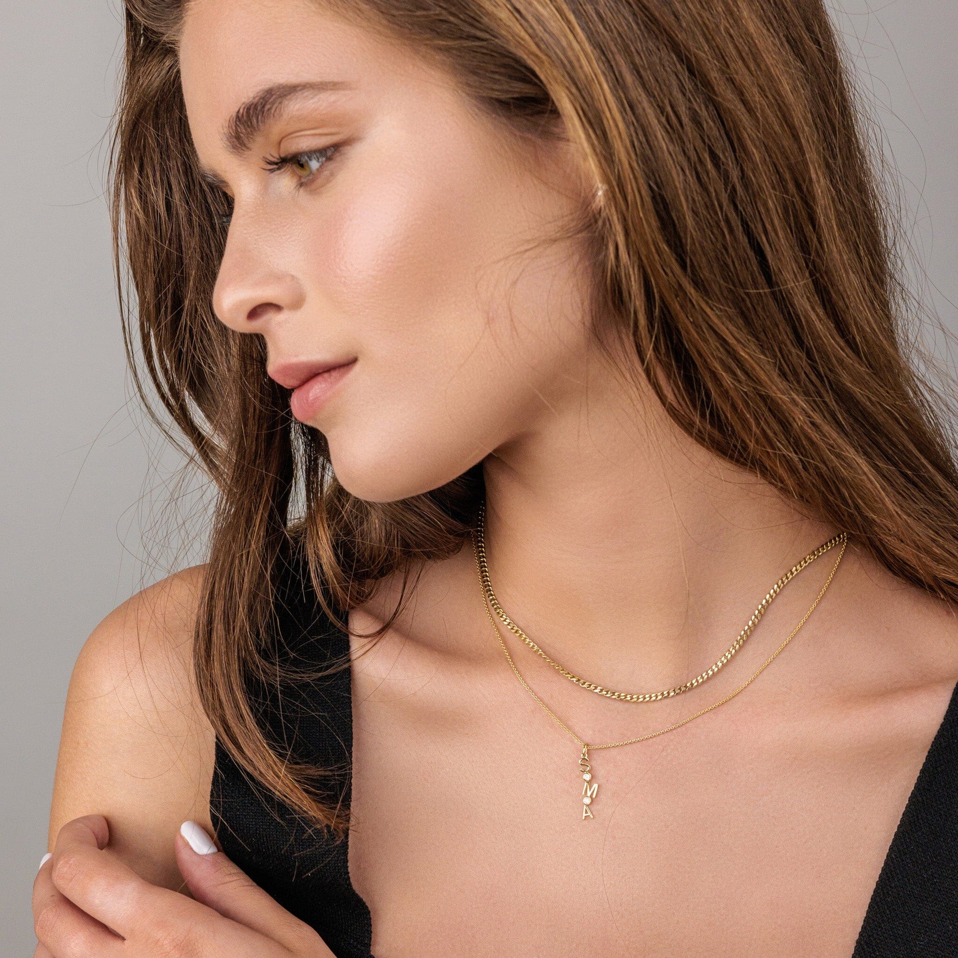 Verti Necklace - 18K Gold Vermeil Necklaces Gold Vermeil