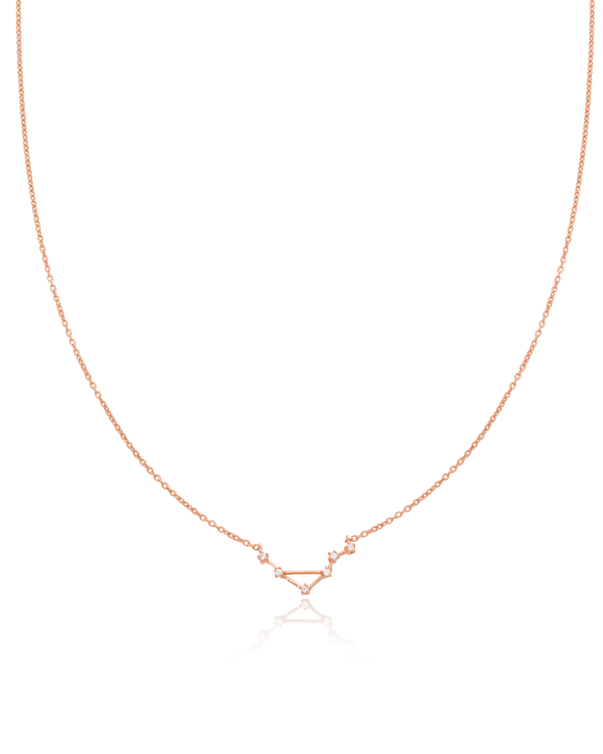 Single Constellation Necklace with Diamonds - 925 Sterling Silver Necklaces magal-dev 