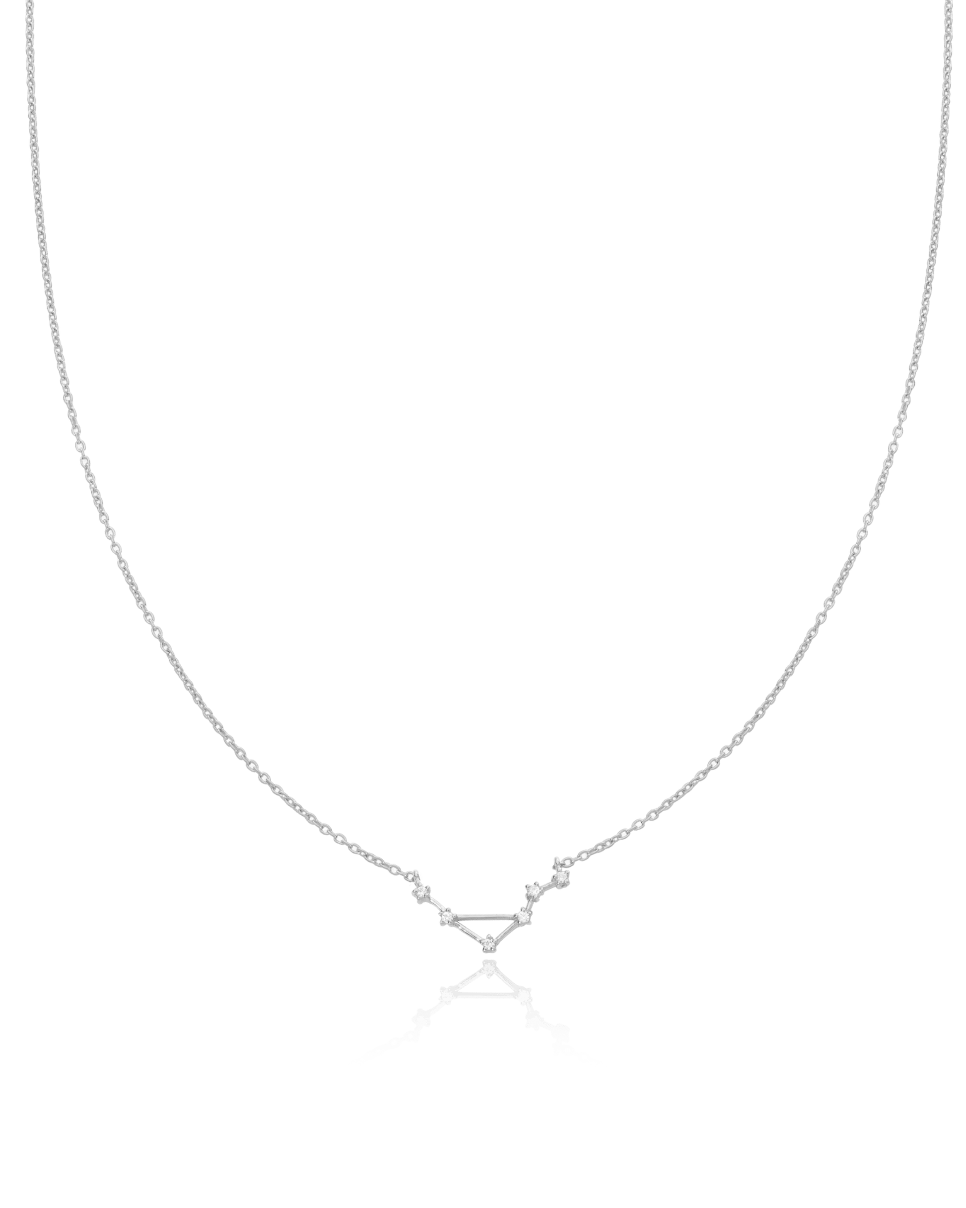 Single Constellation Necklace with Diamonds - 18K Rose Vermeil Necklaces magal-dev 
