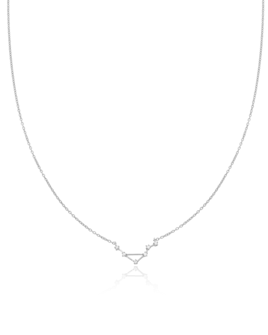 Single Constellation Necklace - 925 Sterling Silver Necklaces magal-dev Aquarius (January 20 – February 18) 16" 
