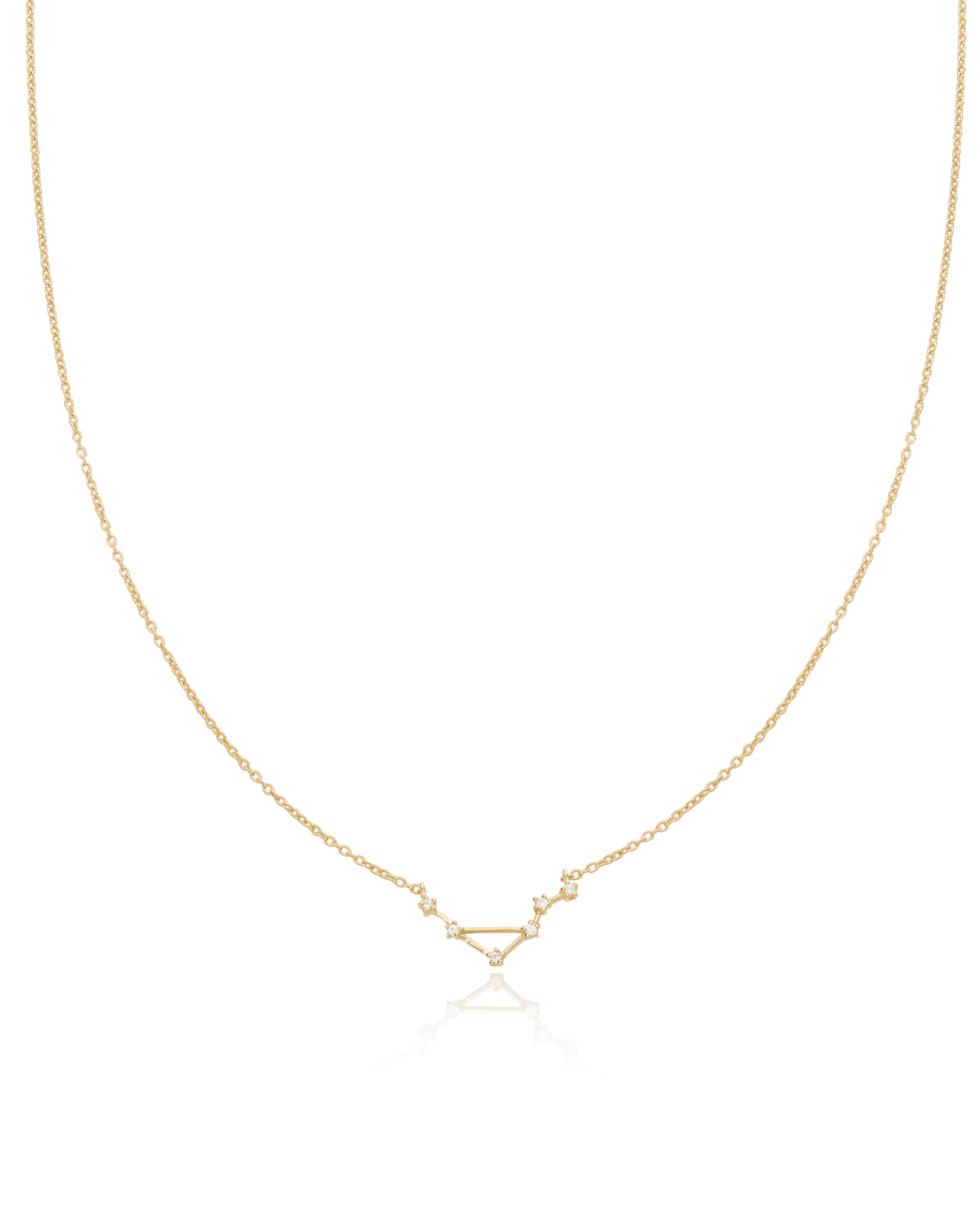 Constellation Necklace with Diamonds - 14K Yellow Gold Necklaces magal-dev 