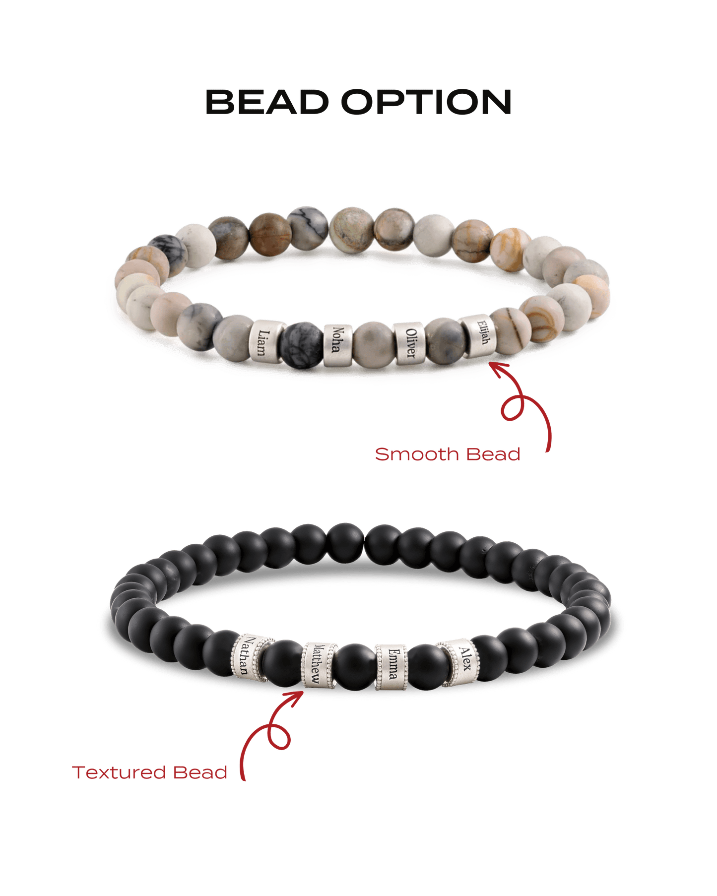 Dad's Legacy Beads Bracelet w/ Black Onyx Stones - 18K Gold Vermeil Bracelets magal-dev 