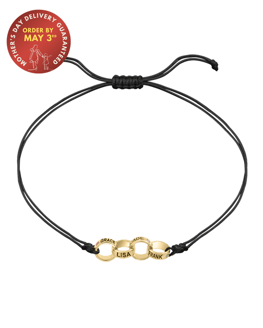 The Engravable Links of Love - 18K Gold Vermeil Bracelets magal-dev 