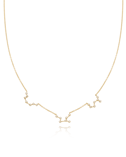 Constellation Necklace with Diamonds - 18K Gold Vermeil Necklaces magal-dev 1 Constellation 16" 