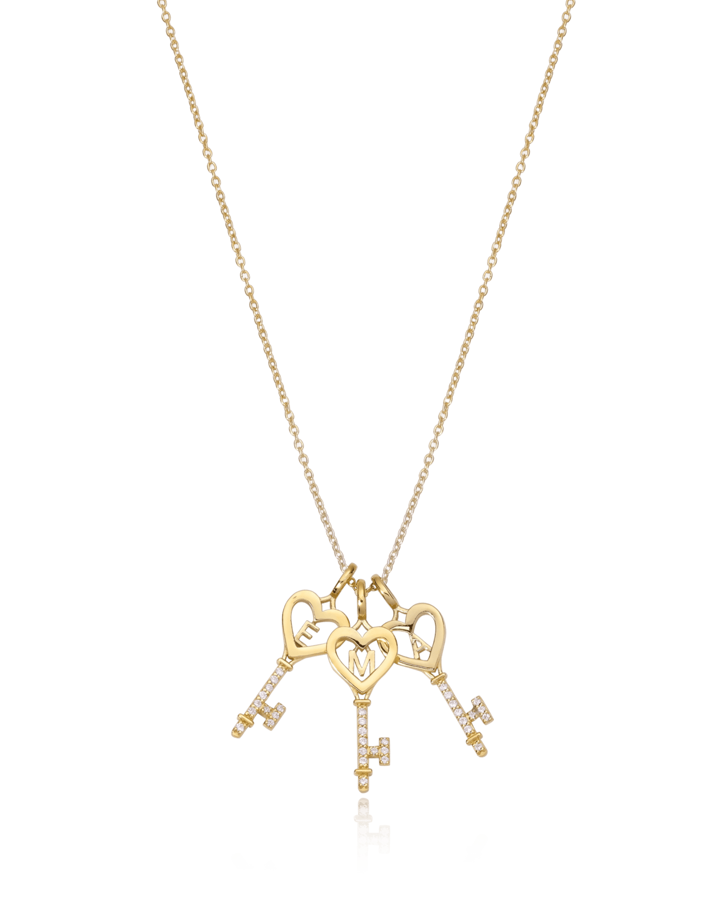 Key To My Heart - 18K Rose Vermeil Necklaces magal-dev 