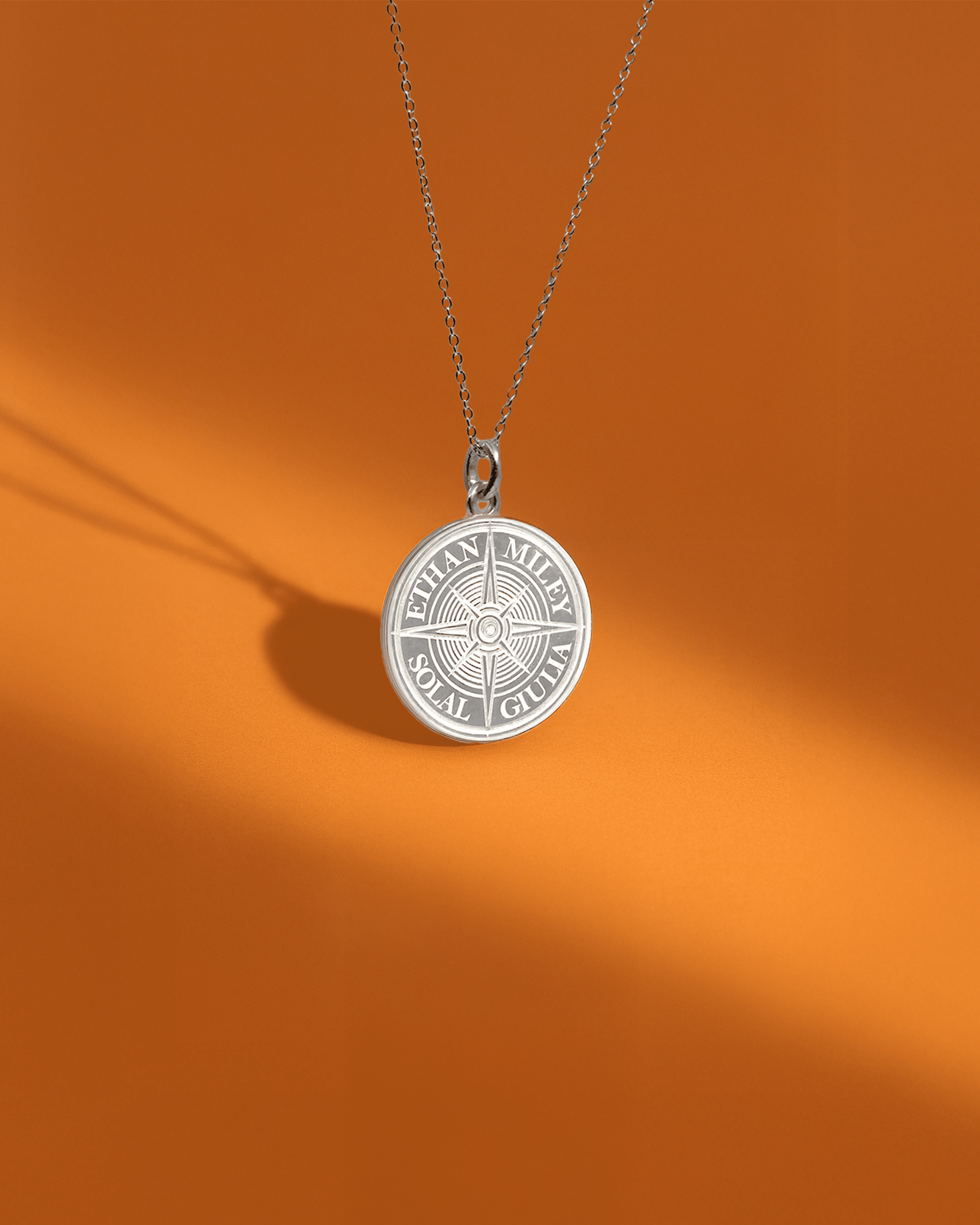 True North Diamond Necklace - 925 Sterling Silver Necklaces magal-dev 