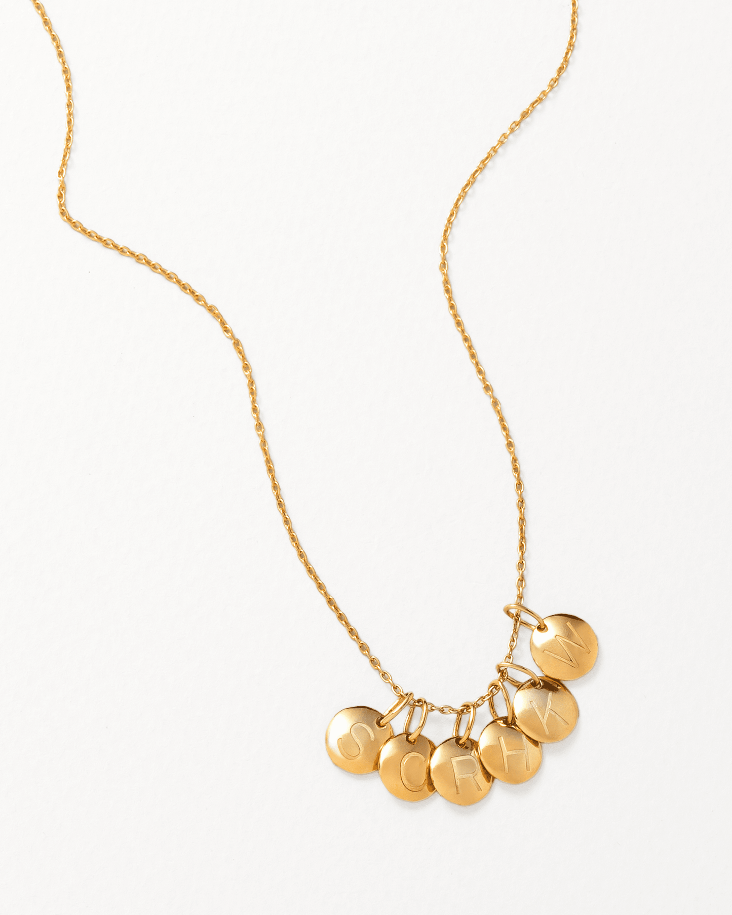 Birthstone Charm Necklace - 18K Gold Vermeil Necklaces magal-dev 