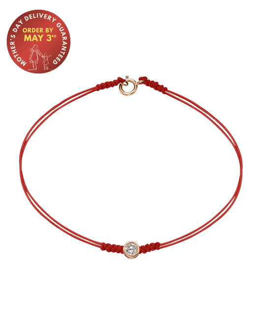 The Classic String of Love with clasp - 14K Rose Gold Bracelets 14K Solid Gold 