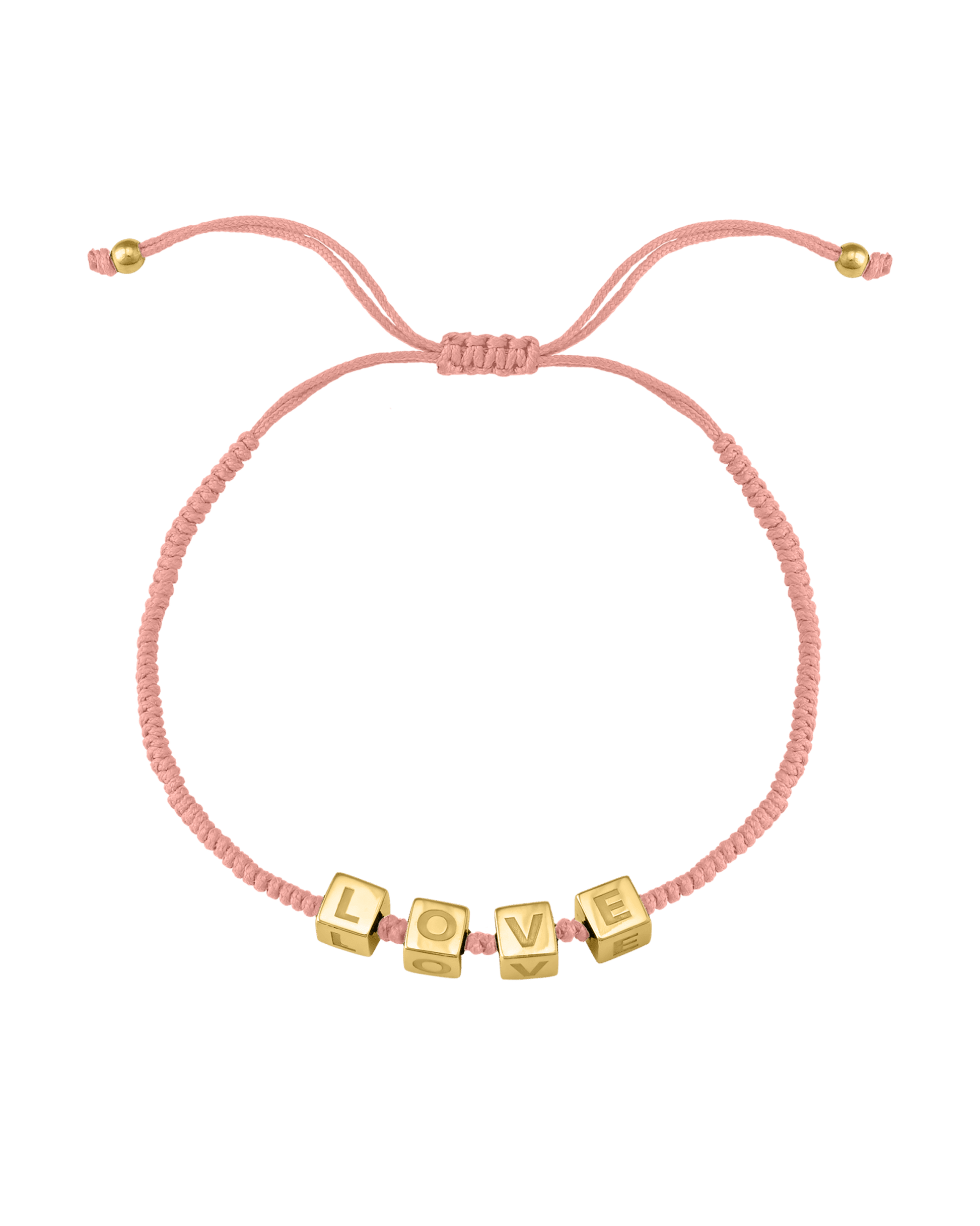 Pink : Alpha Block Bracelet - 925 Sterling Silver Bracelets magal-dev 