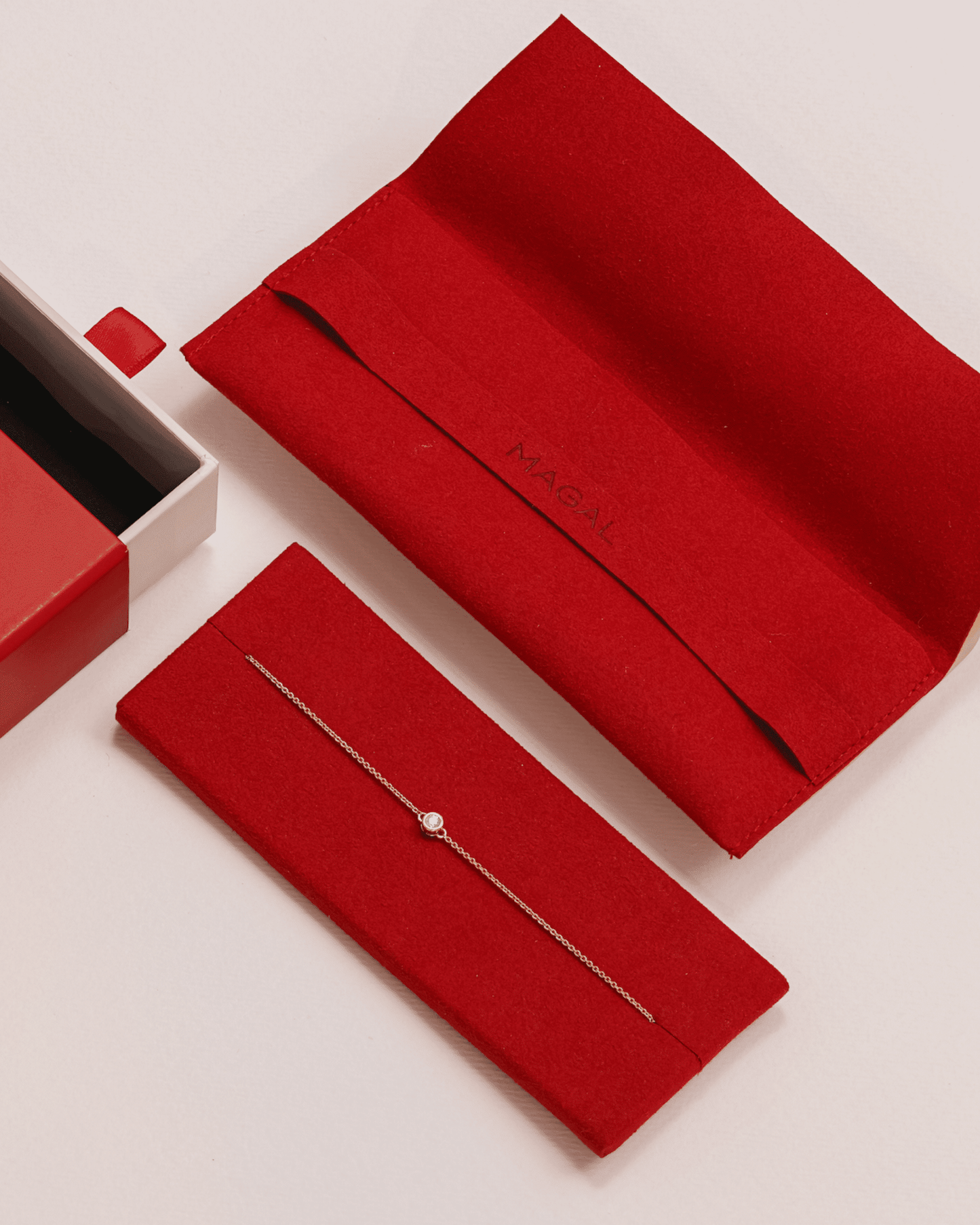 Premium Box & Pouch Magal Jewelry Gift Packaging 