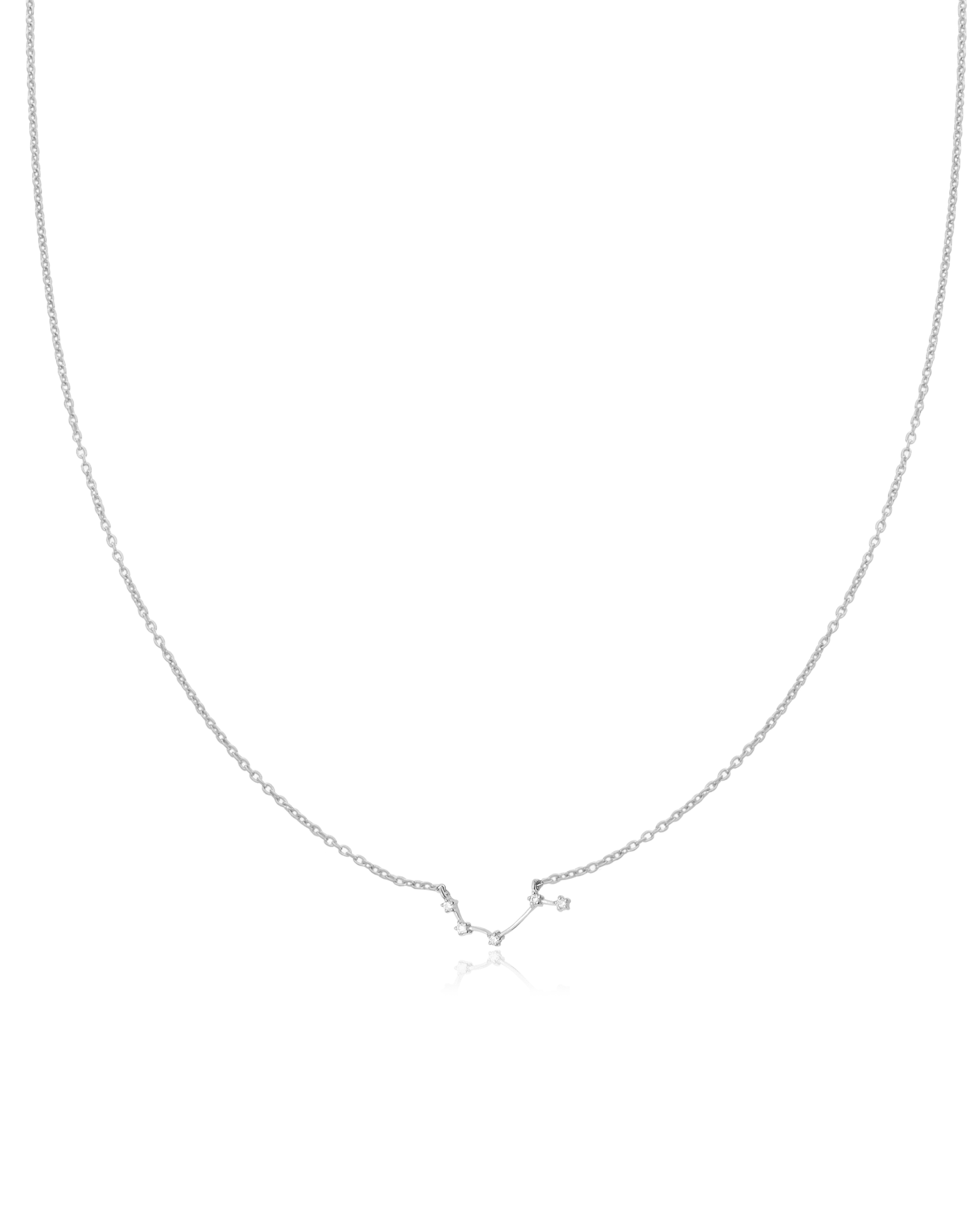 Aries Constellation Necklace - 925 Sterling Silver Necklaces magal-dev 16" 