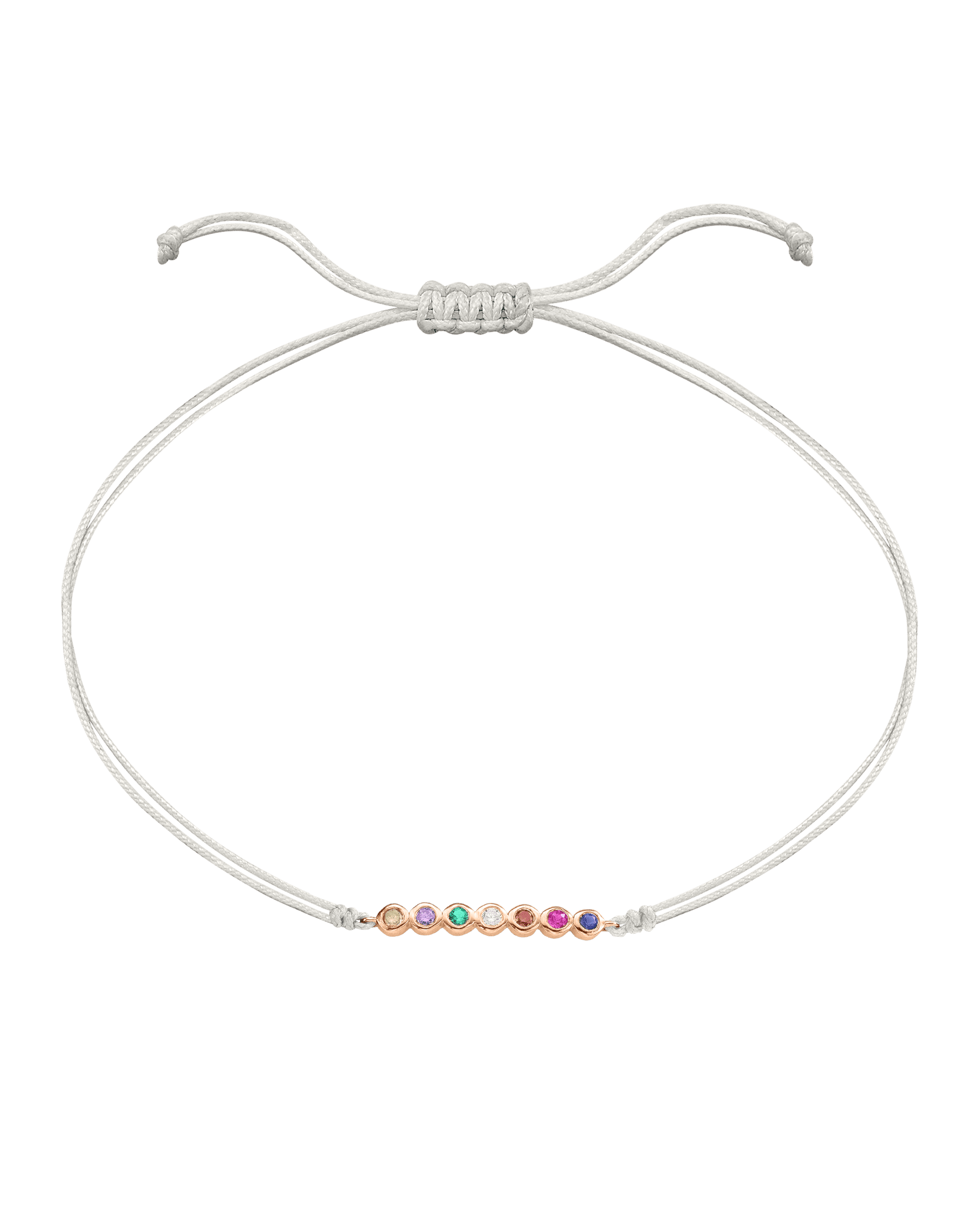 Bracelet Pierres Précieuses - Or Rose 14 carats Bracelet 14K Solid Gold Perle 2 