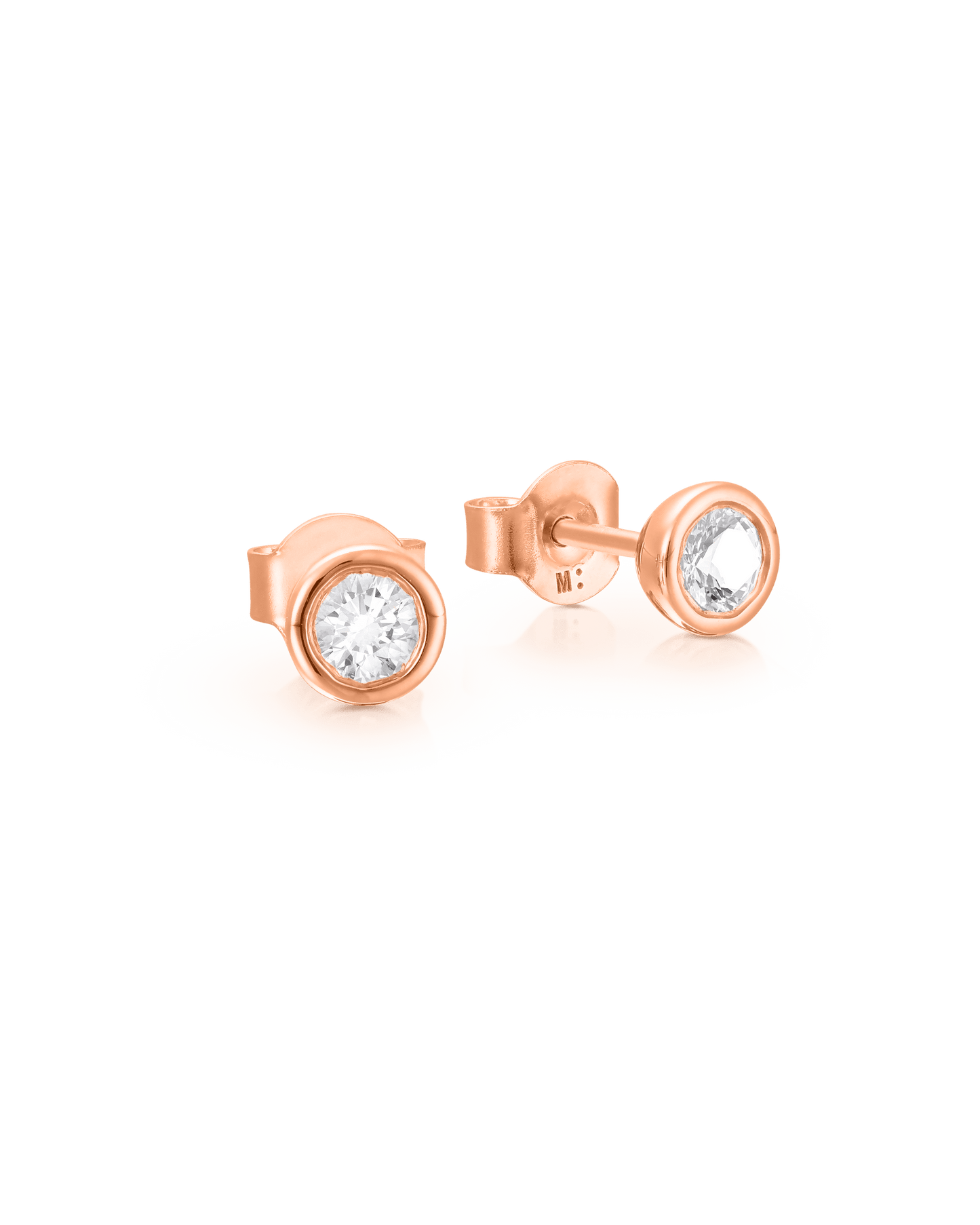 Betty Diamond Earrings - 18K Gold Vermeil Earrings magal-dev 
