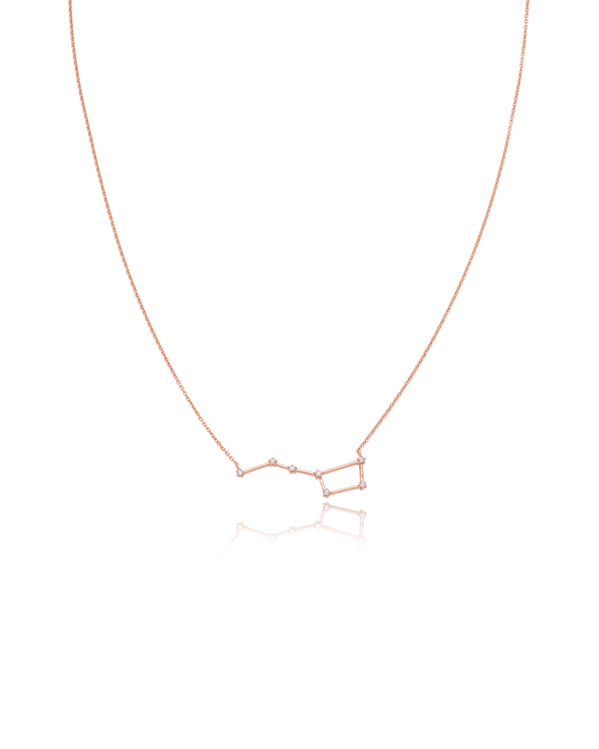 Ursa Major Constellation Necklace - 18K Rose Vermeil Necklaces magal-dev Big Dipper 16" 