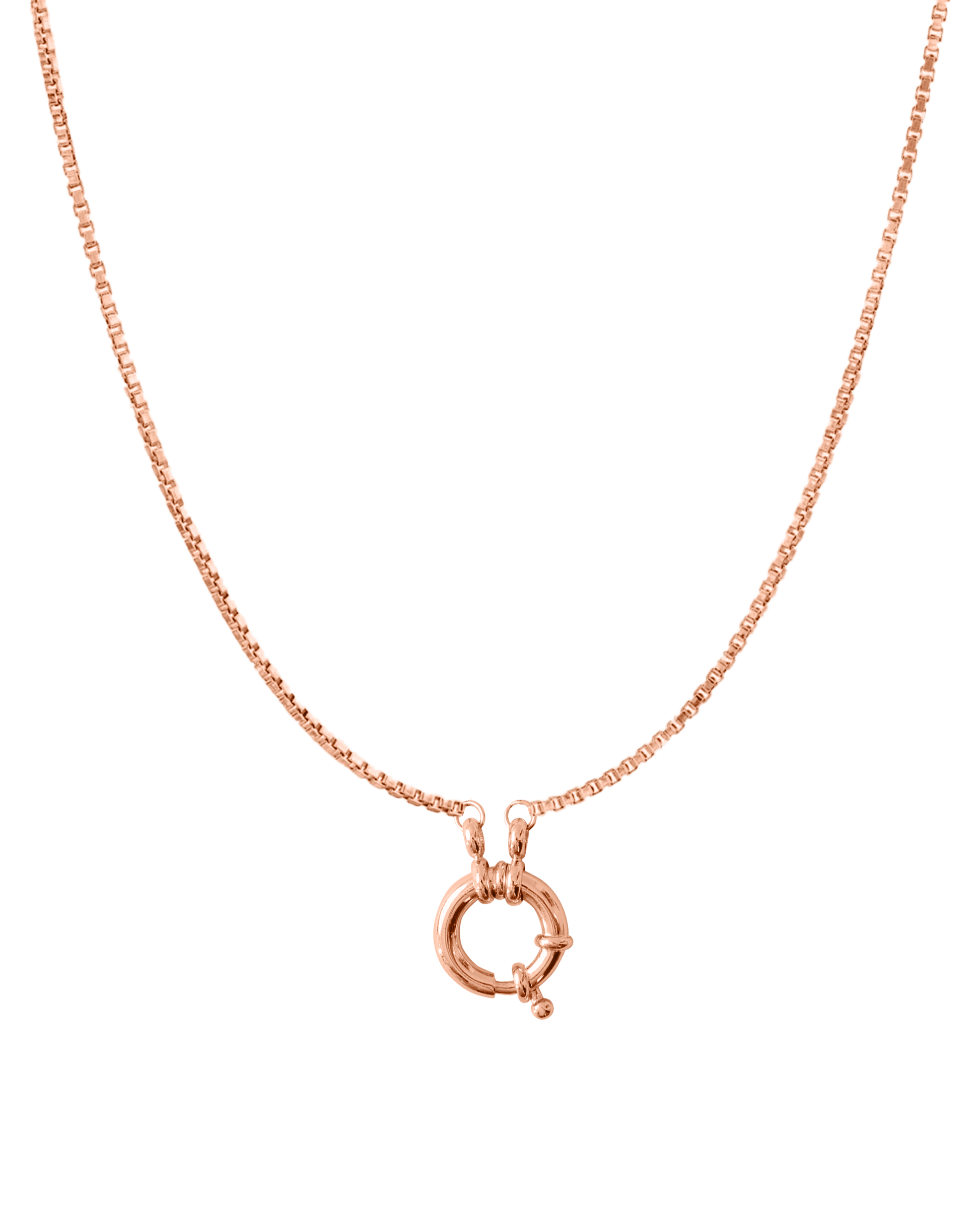 DIY MAGAL NECKLACE - 18K Rose Vermeil Chains magal-dev Box Chain 16" 