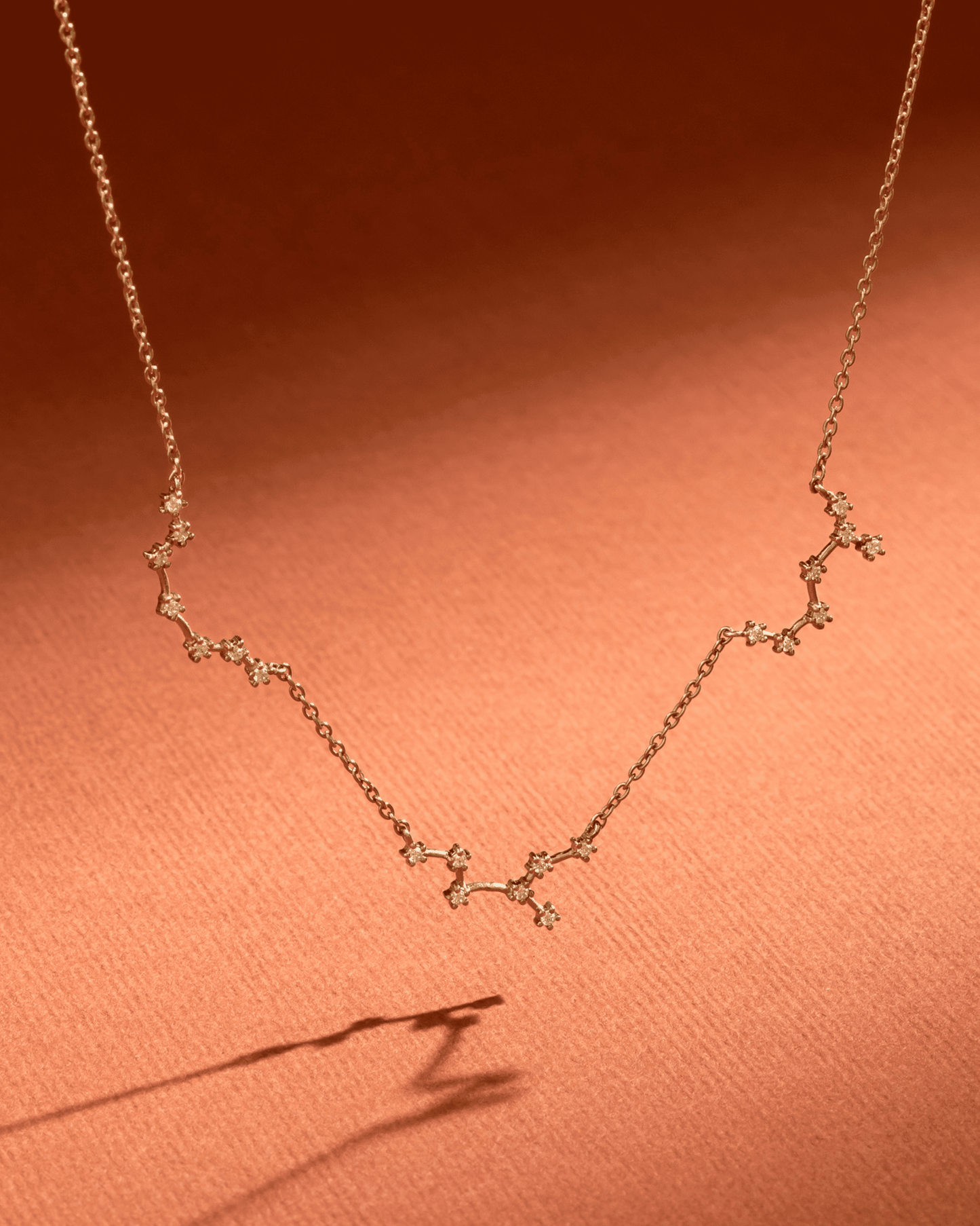 Constellation Necklace with Diamonds - 18K Gold Vermeil Necklaces magal-dev 