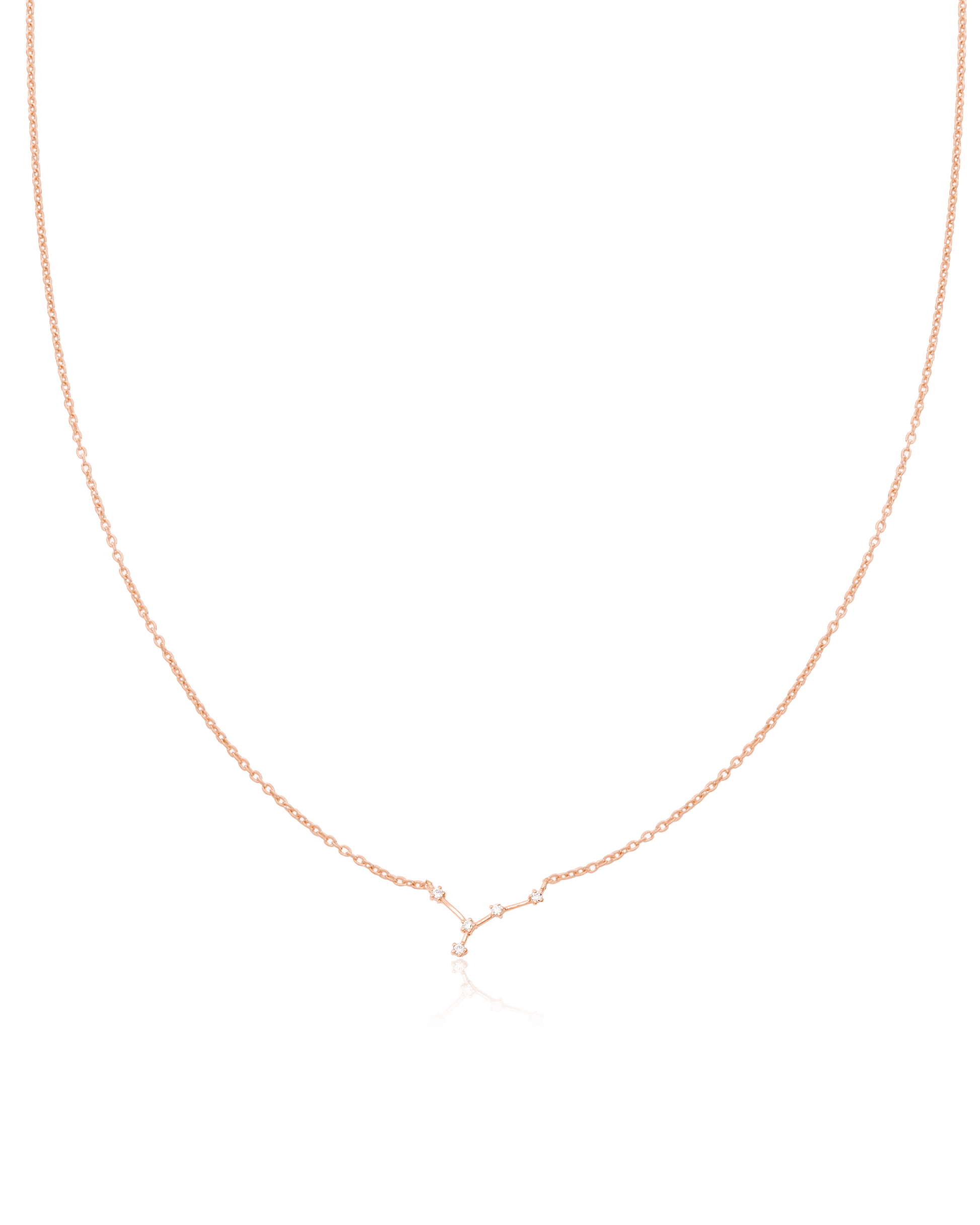 Cancer Constellation Necklace - 18K Rose Vermeil Necklaces magal-dev 16" 