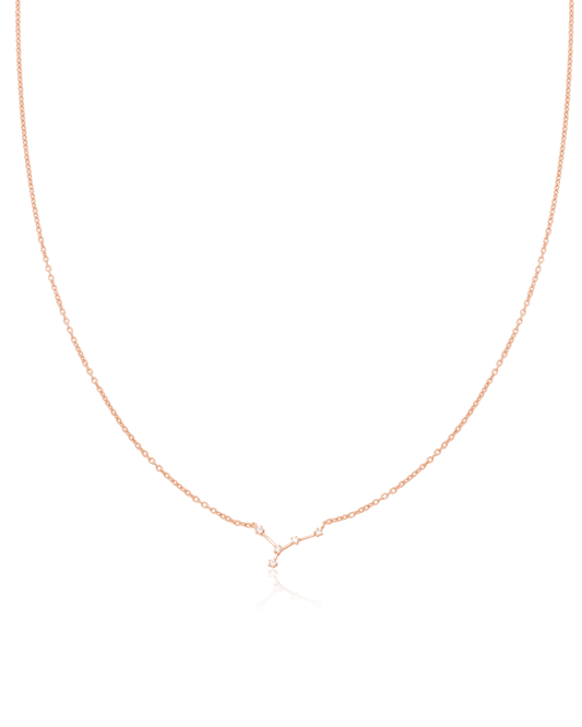 Cancer Constellation Necklace - 18K Rose Vermeil Necklaces magal-dev 16" 