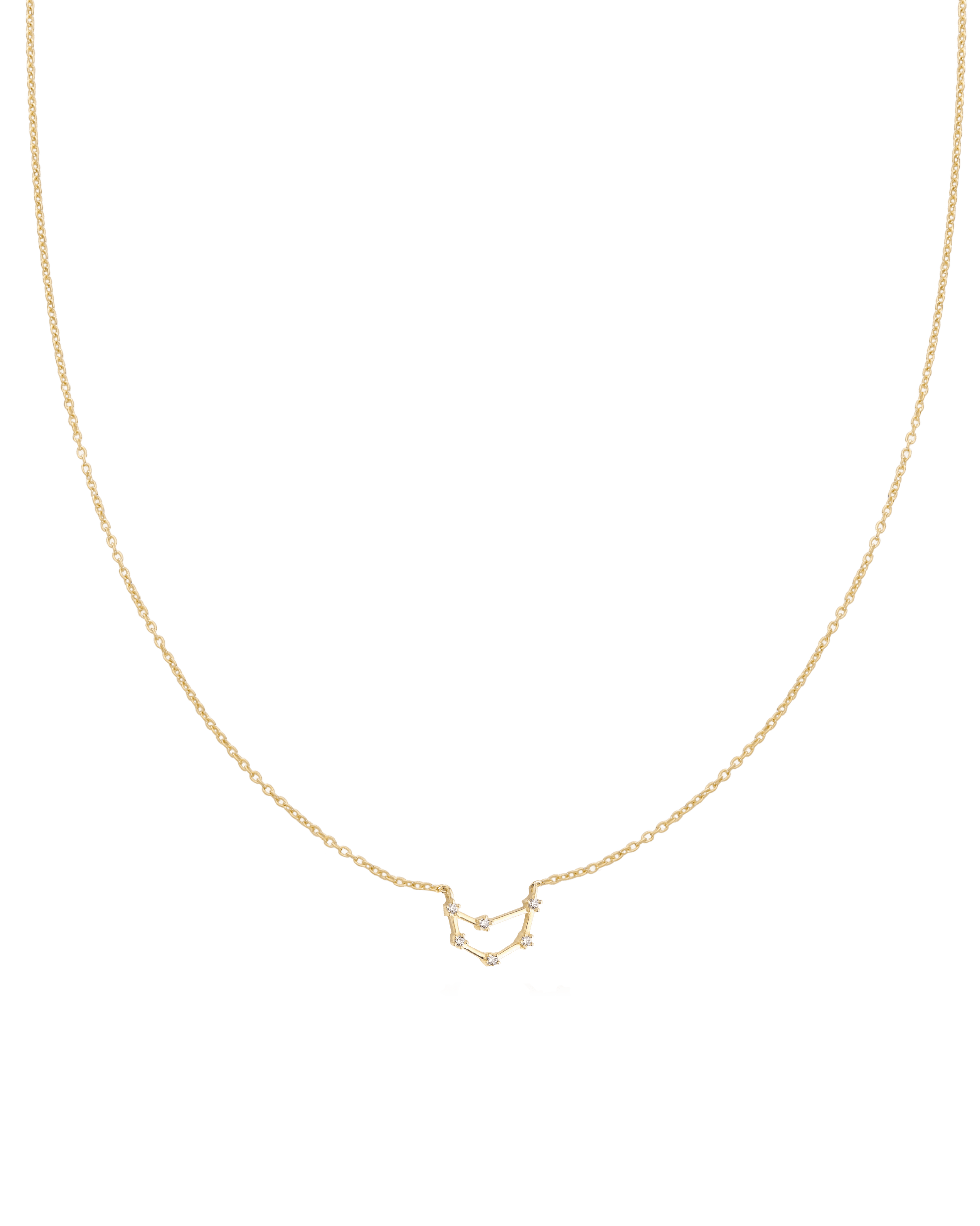 Capricorn Constellation Necklace - 18K Gold Vermeil Necklaces magal-dev 16" 