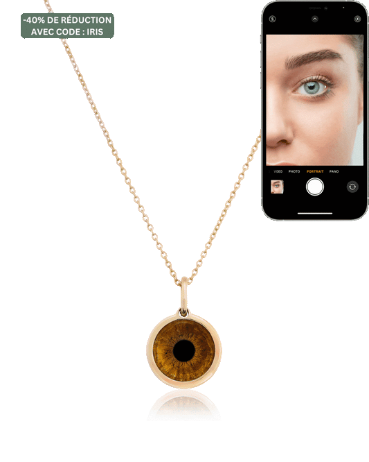COLLIER MAGAL MY IRIS™ - Or Jaune Plaqué 18 carats Necklaces magal-dev 1 Iris 40cm 