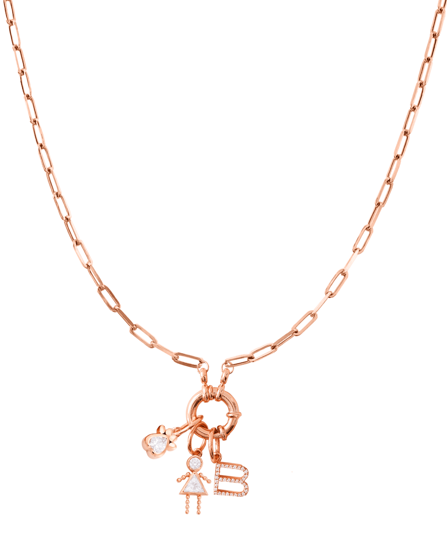 DIY MAGAL NECKLACE - 18K Rose Vermeil Chains magal-dev Link Chain 16" 