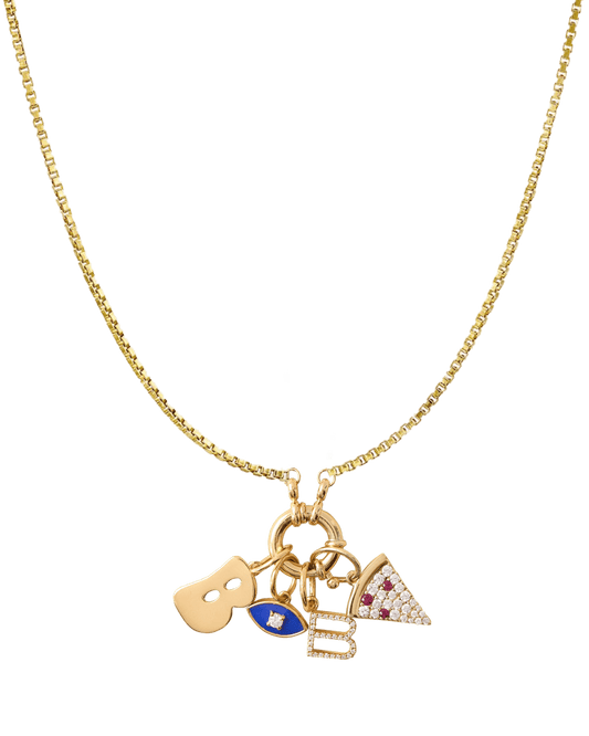 DIY MAGAL NECKLACE - 18K Gold Vermeil Chains magal-dev Box Chain 16" 