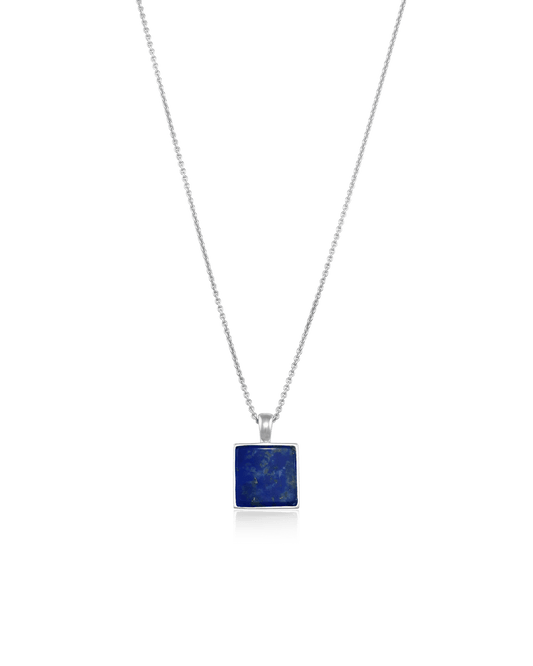 El Dorado Necklace - 925 Sterling Silver Necklaces magal-dev Blue Lapis 22" 
