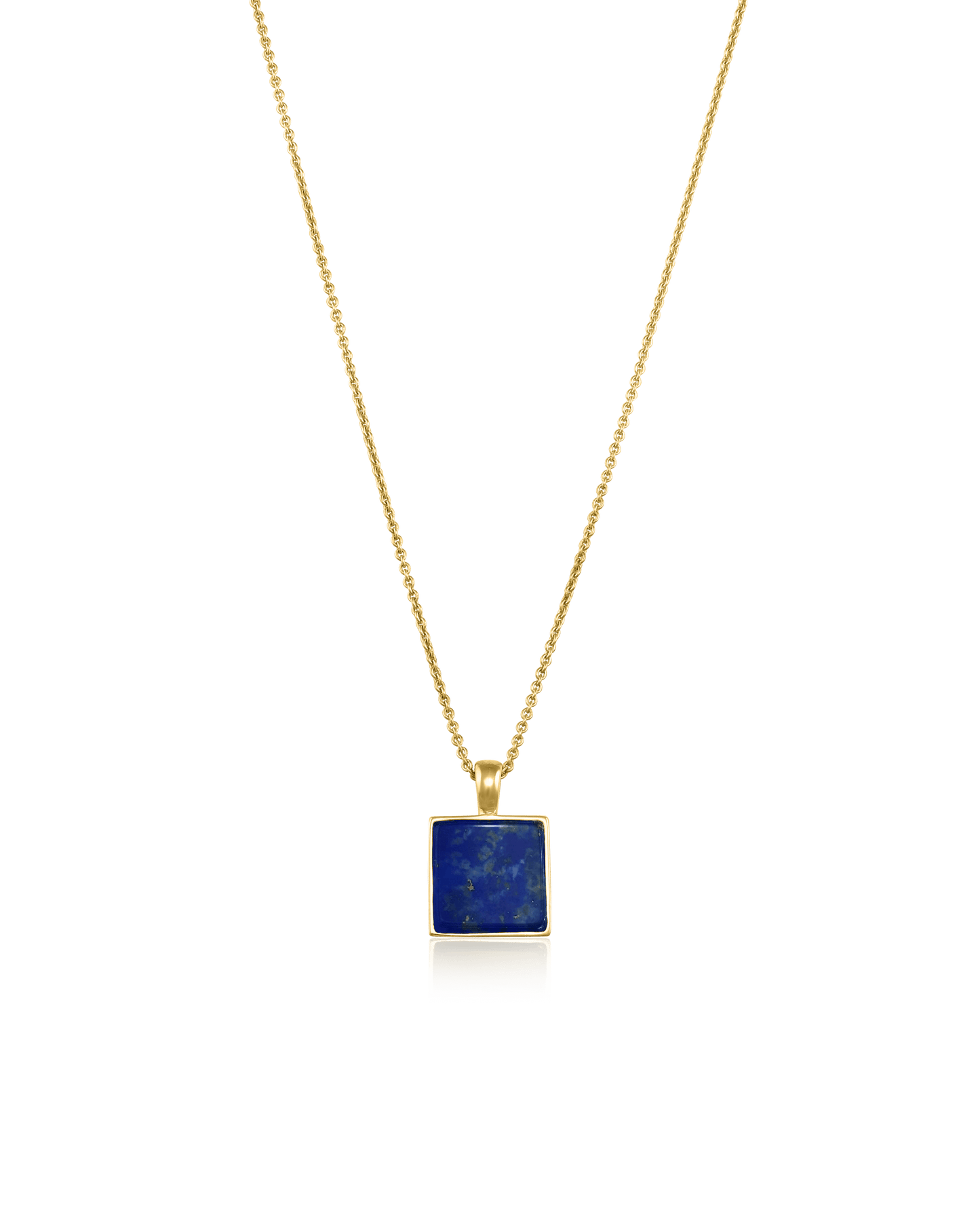 El Dorado Necklace - 18K Gold Vermeil Necklaces magal-dev Blue Lapis 22" 