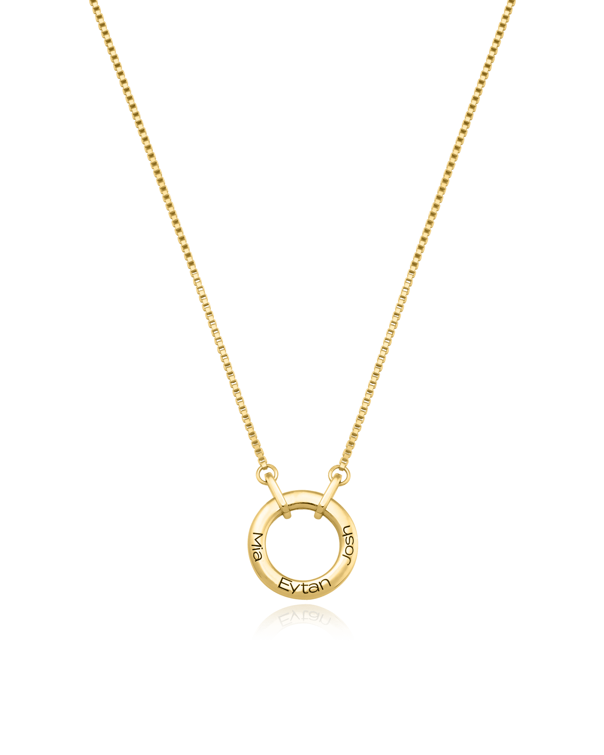 Collier Cercle Familial - Or Rose Plaqué 18 carats Necklaces magal-dev 