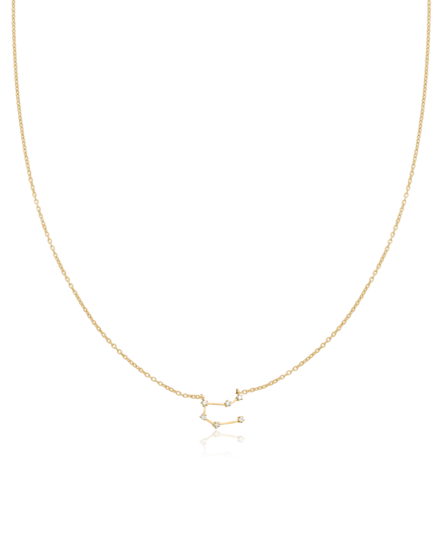 Gemini Constellation Necklace - 18K Gold Vermeil Necklaces magal-dev 16" 