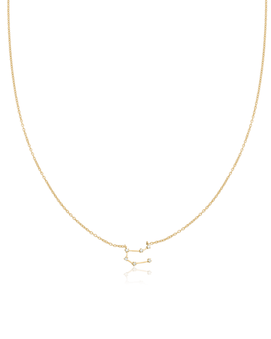 Gemini Constellation Necklace - 18K Gold Vermeil Necklaces magal-dev 16" 