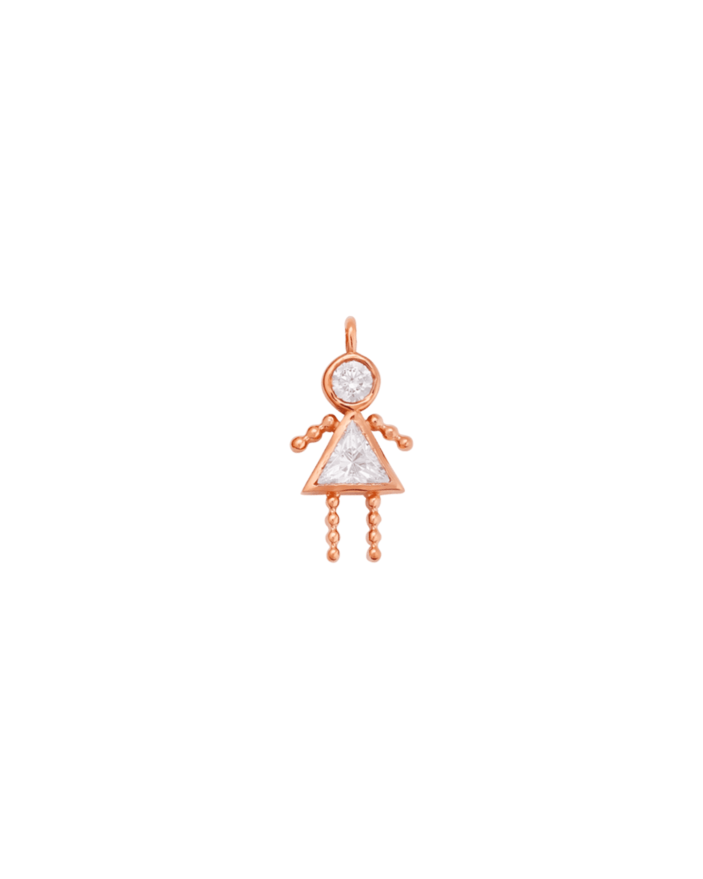 Mini Me Fille - Or Rose Plaqué 18 carats Necklaces magal-dev 