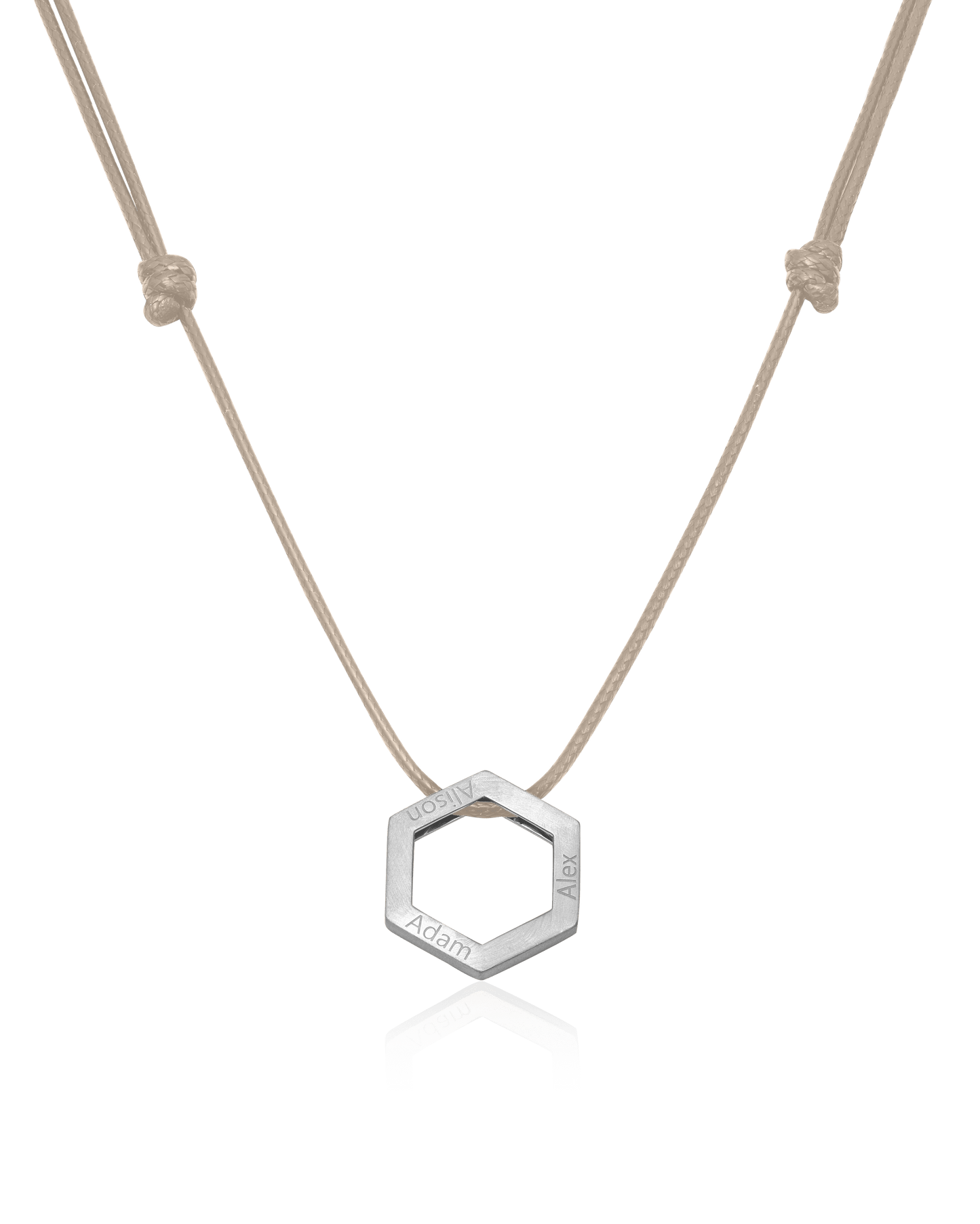 Honeycomb Necklace - 925 Sterling Silver