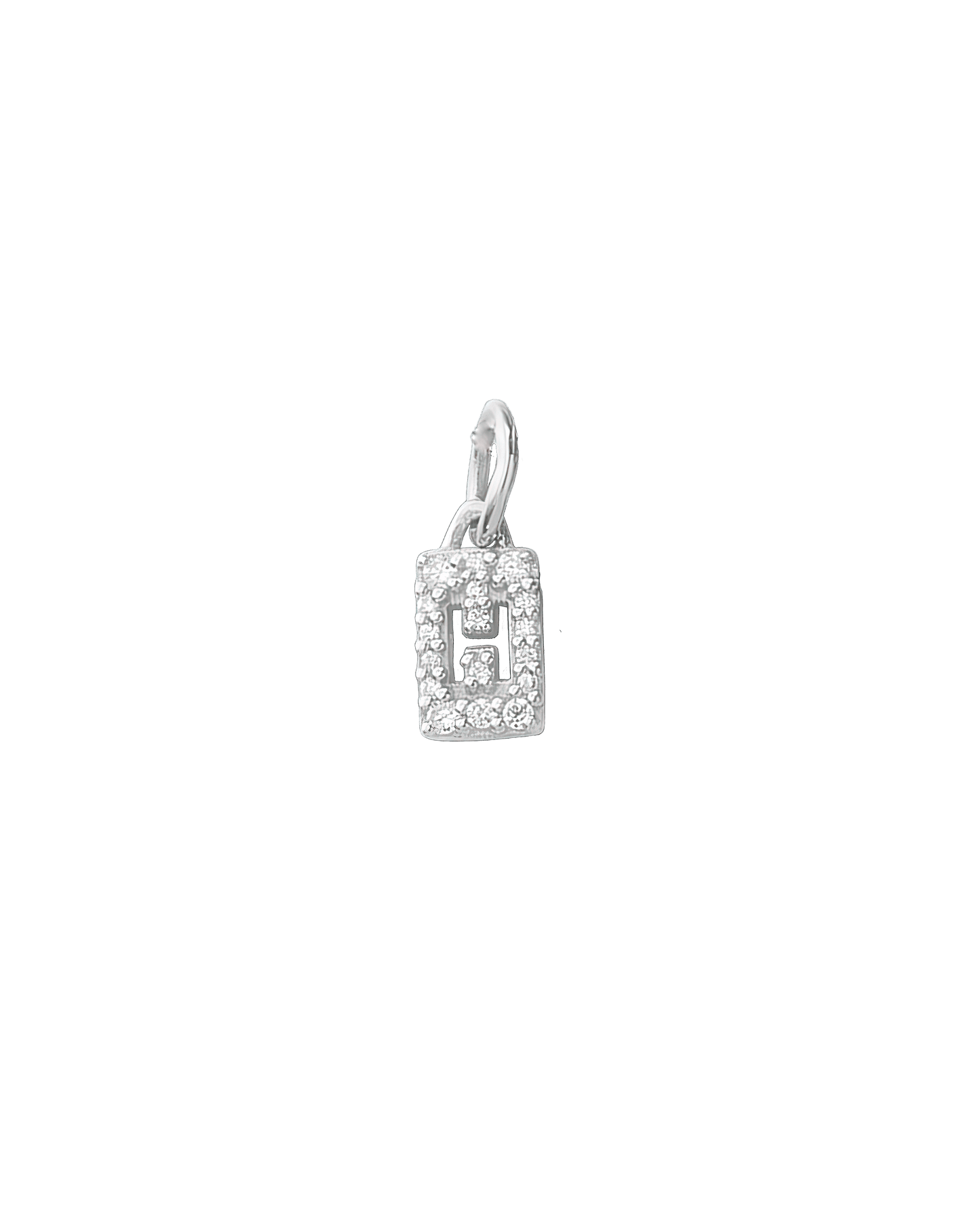 Stardust Initial Tag Charm - 925 Sterling Silver Necklaces magal-dev 