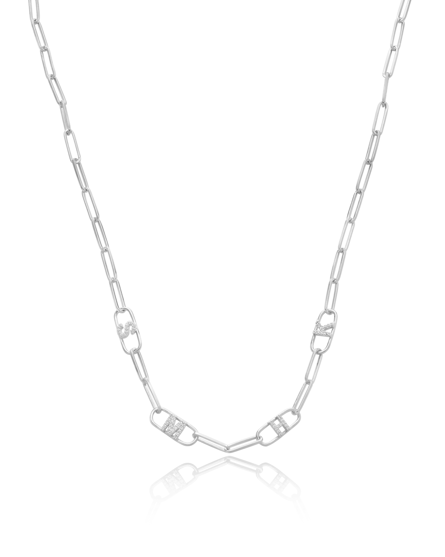 Collier Liens & Initiale(s) - Or Rose Plaqué 18 carats Necklaces magal-dev 