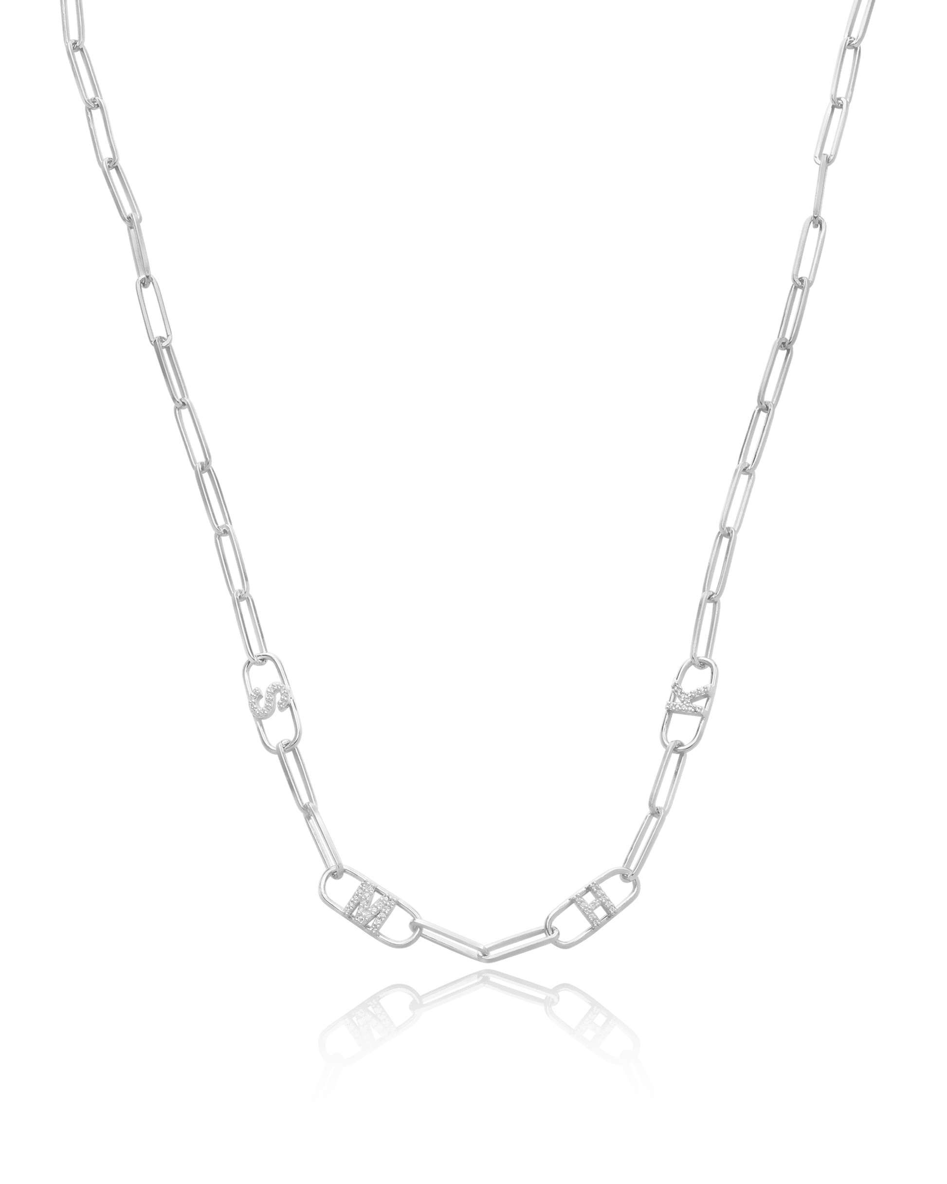 Collier Liens & Initiale(s) - Or Rose Plaqué 18 carats Necklaces magal-dev 