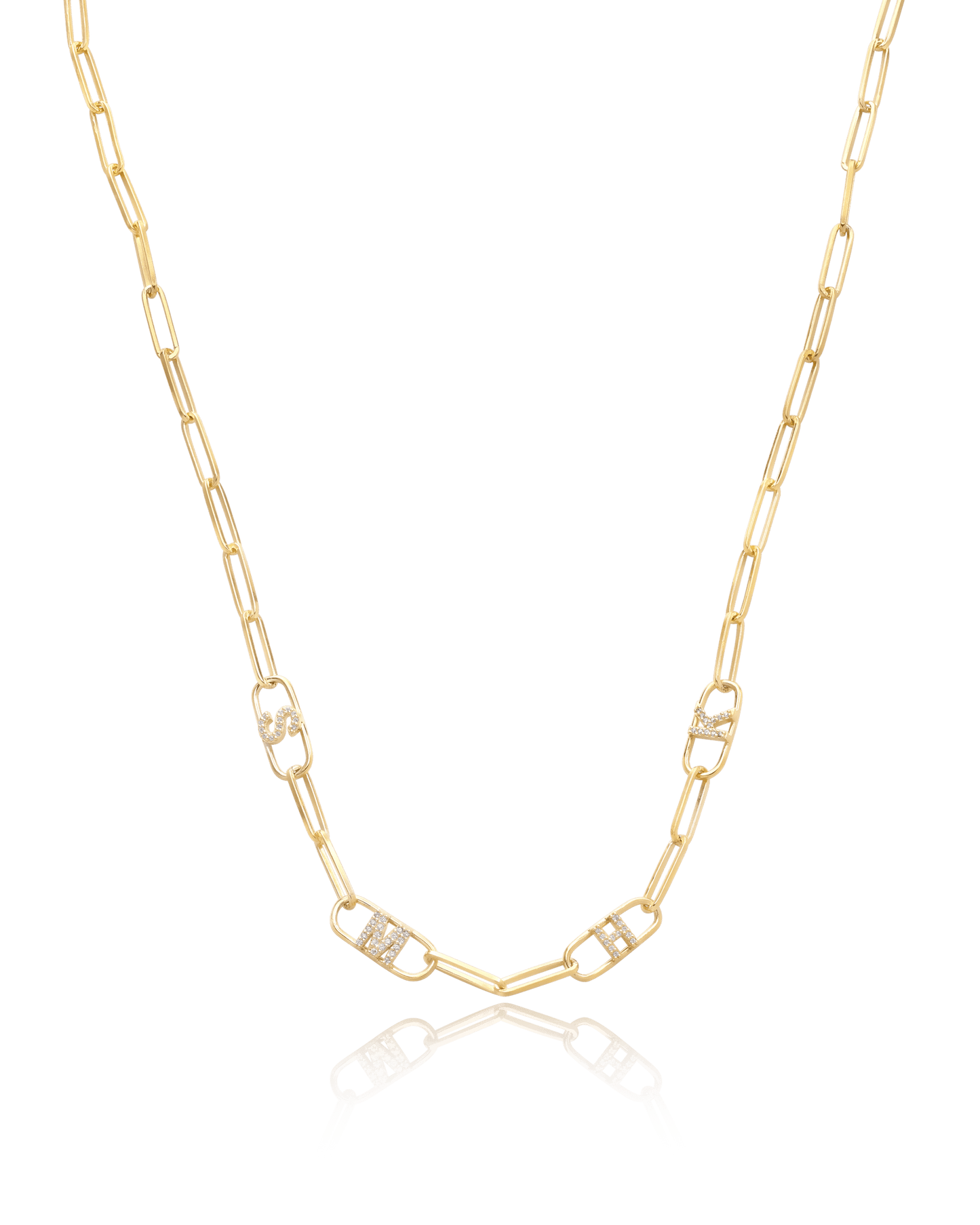 Collier Liens & Initiale(s) - Argent 925 Necklaces magal-dev 