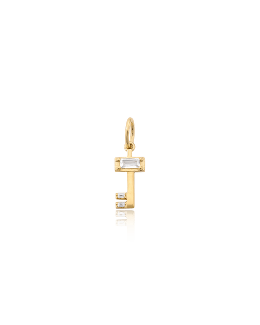 Key Charm - 18K Gold Vermeil Charm magal-dev No 