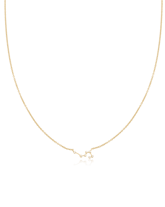 Leo Constellation Necklace - 18K Gold Vermeil Necklaces magal-dev 16" 