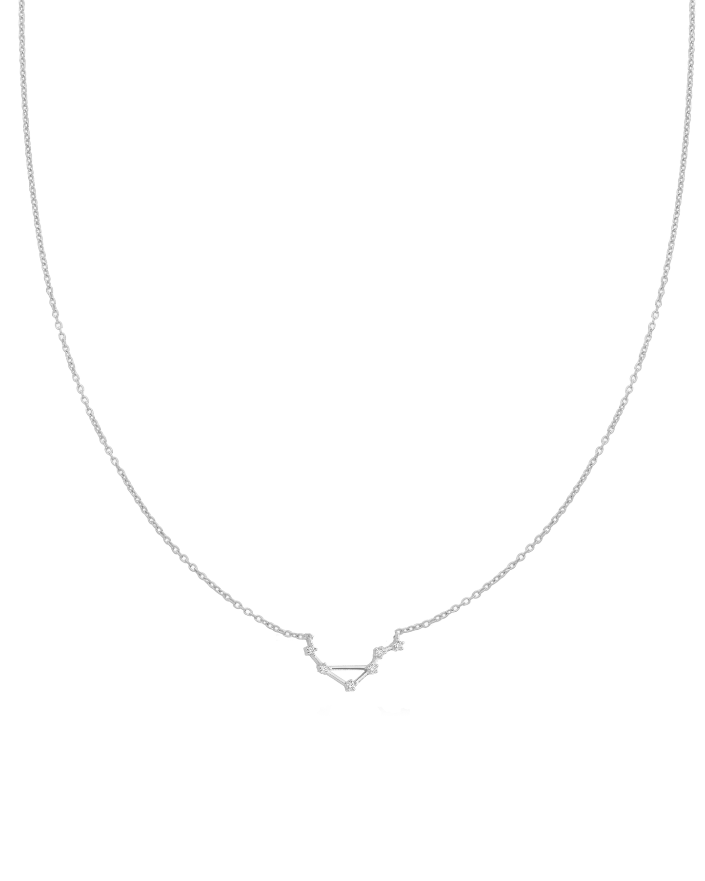Libra Constellation Necklace - 925 Sterling Silver Necklaces magal-dev 16" 