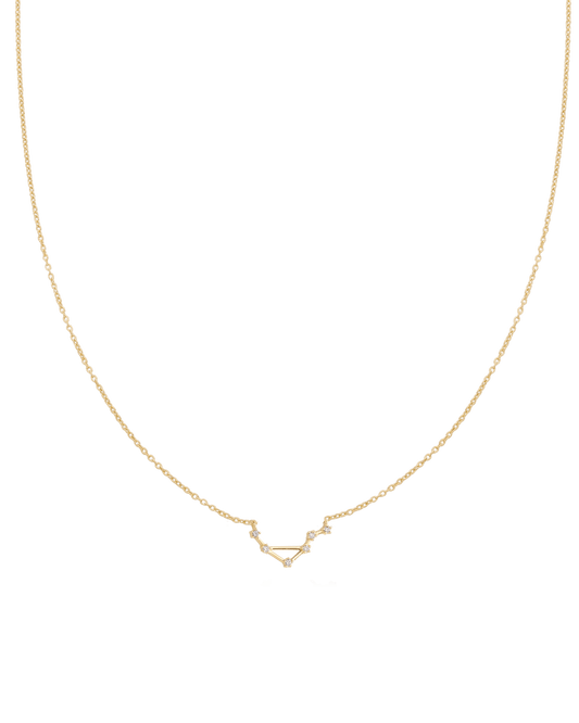 Libra Constellation Necklace - 18K Gold Vermeil Necklaces magal-dev 16" 