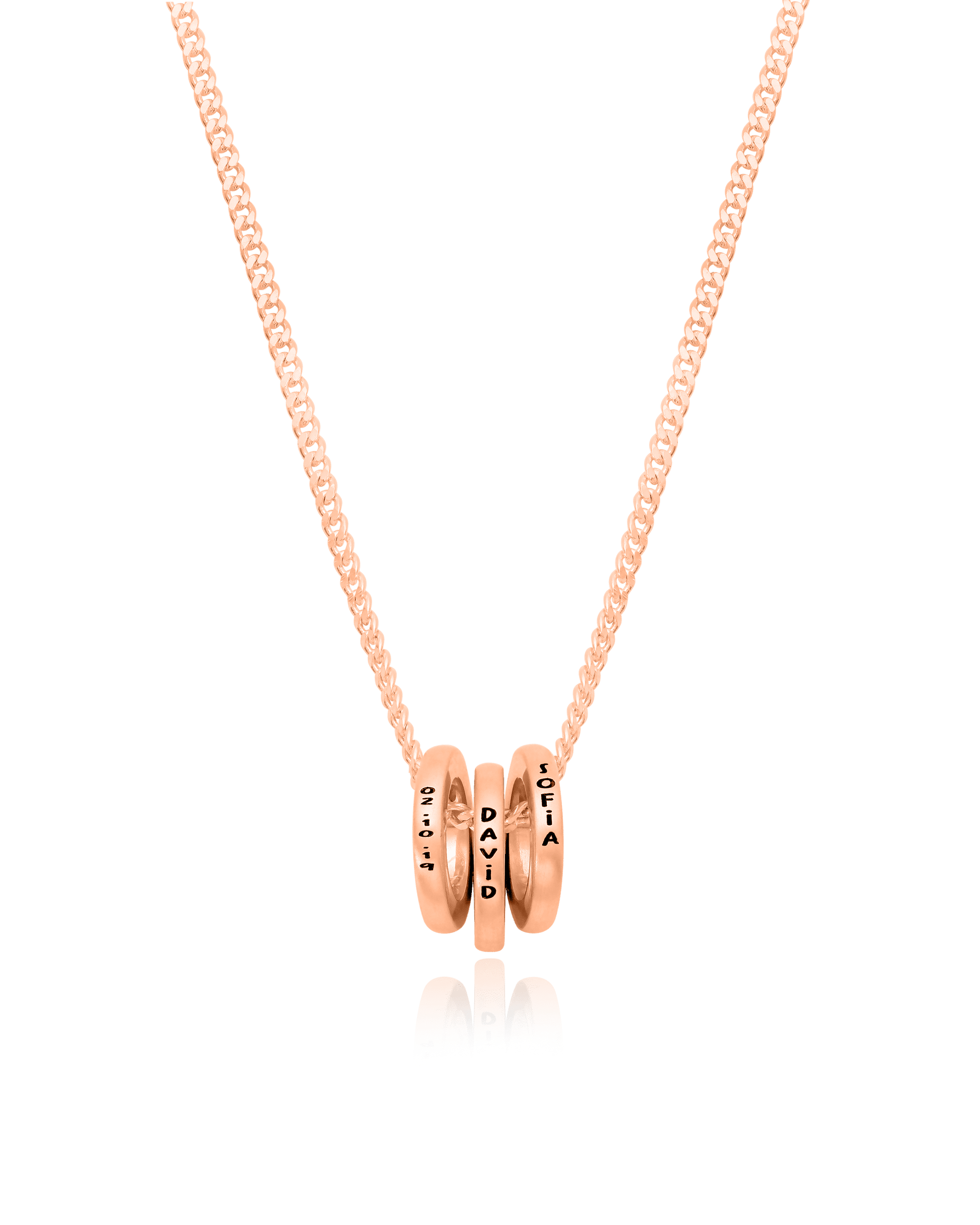 Collier Les miens - Or Rose Plaqué 18 carats Necklaces magal-dev 