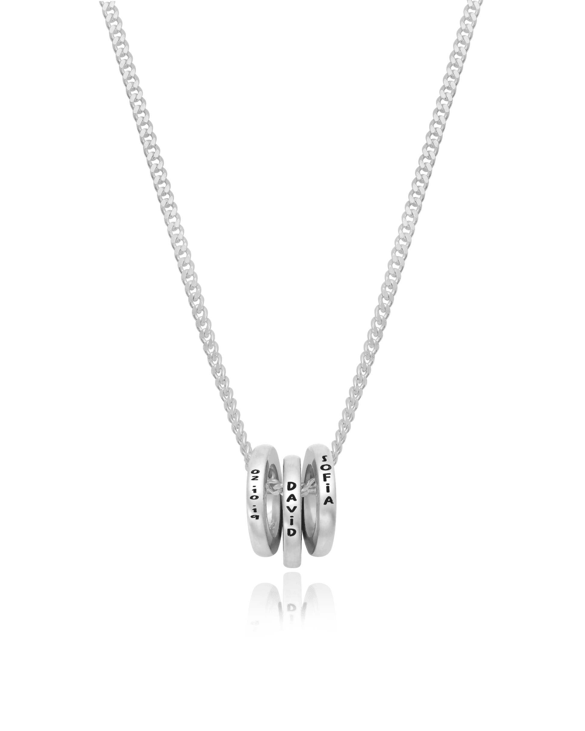 Collier Les miens - Argent 925 Necklaces magal-dev 1 Anneau Brillant 51cm