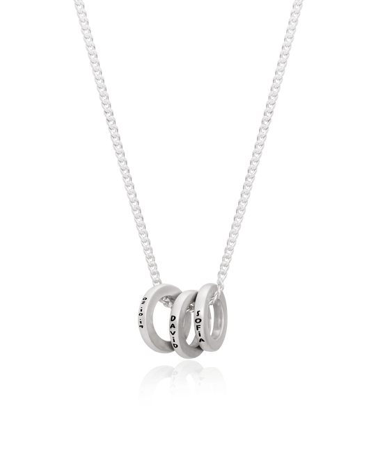Collier Les miens - Argent 925 Necklaces magal-dev 1 Anneau Mate 51cm