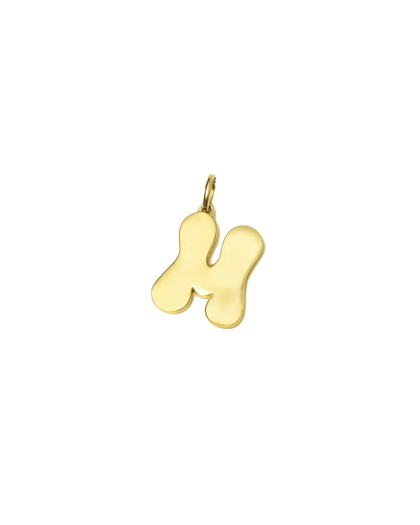 Retro Initial Charm - 18K Gold Vermeil Necklaces magal-dev 