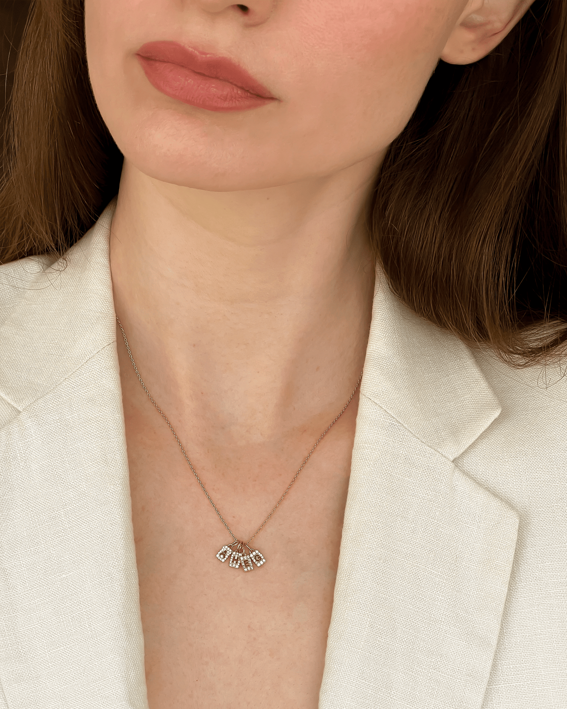 Collier Initiale Poussière d'Étoiles - Or Jaune Plaqué 18 carats Necklaces magal-dev 