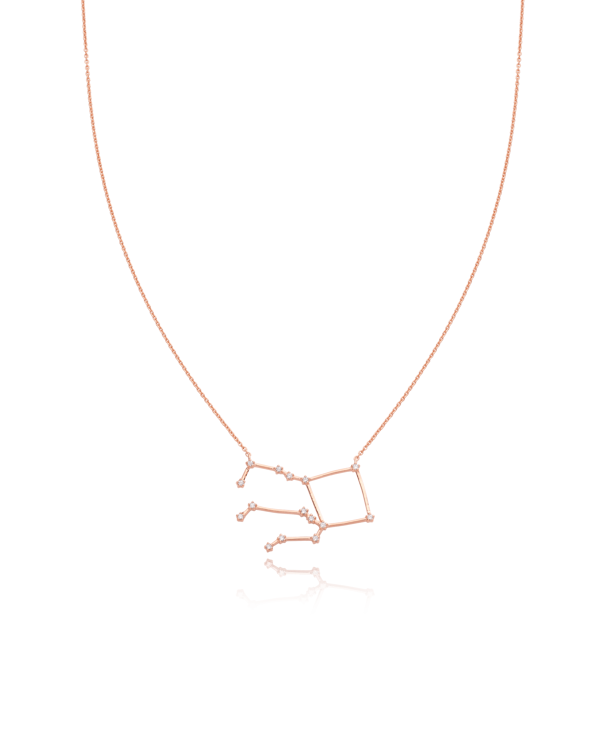 Ursa Major Constellation Necklace - 18K Rose Vermeil Necklaces magal-dev Pegasus 16" 